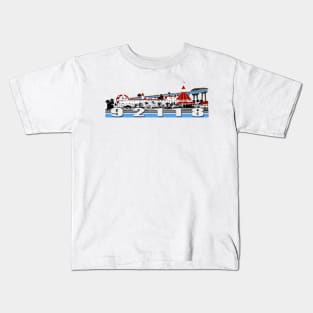 Coronado Hotel Del and San Diego Bridge 92118 Kids T-Shirt